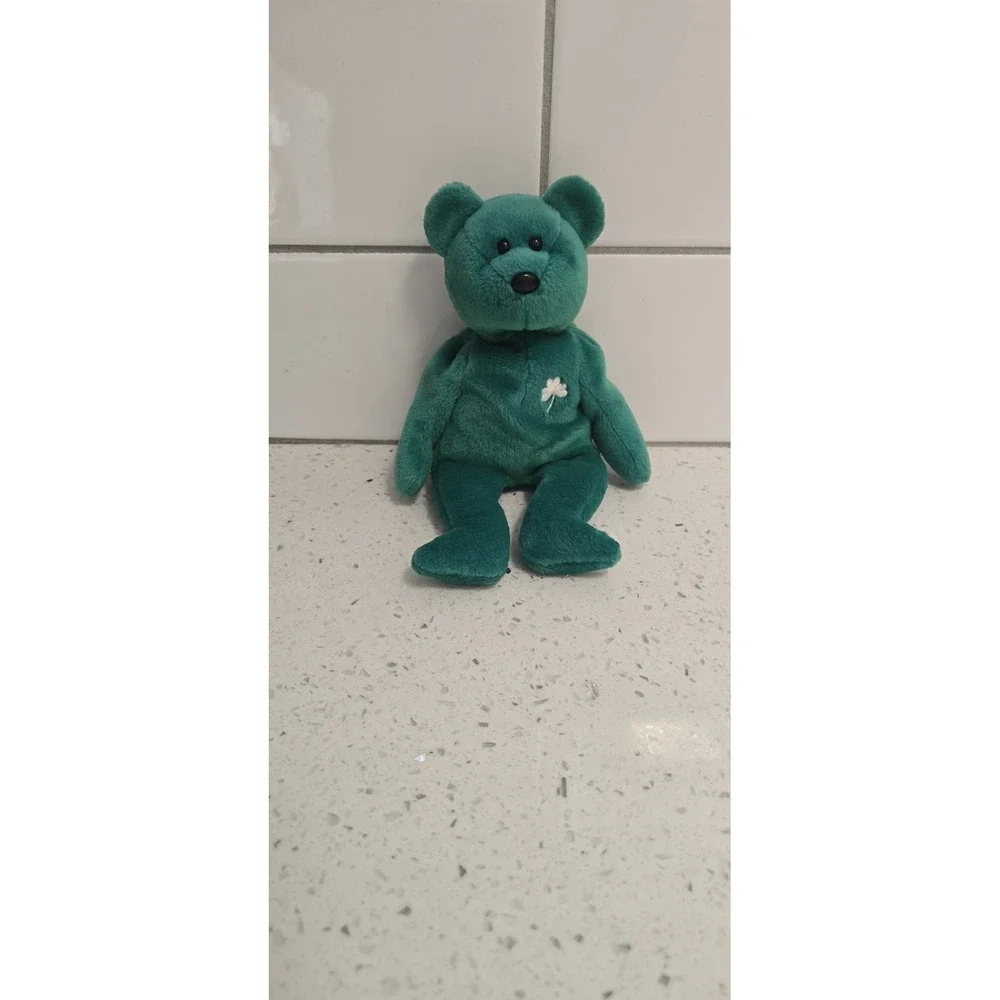 Ty Beanie Baby & Buddy Erin Irish‎ St. Patrick's Day Bear Plush Set